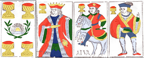 Argentinean playing cards, made in Buenos Aires in 1815 by M.J. Gandarillas