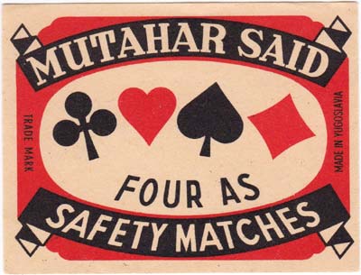 matchbox label