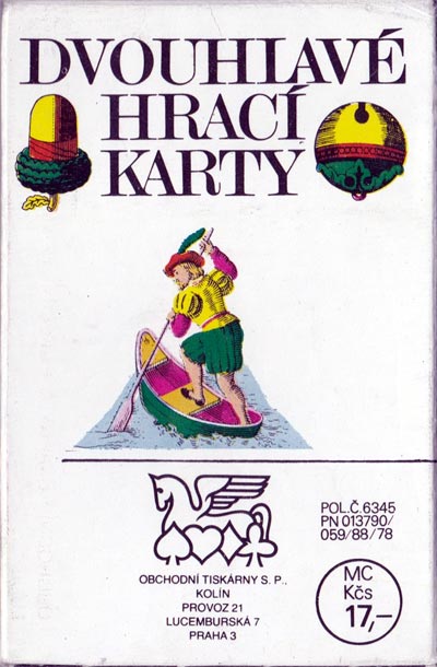 “Dvouhlavé Hrací Karty” (Czech Seasons playing cards) made by Obchodní Tiskárny, c.1980