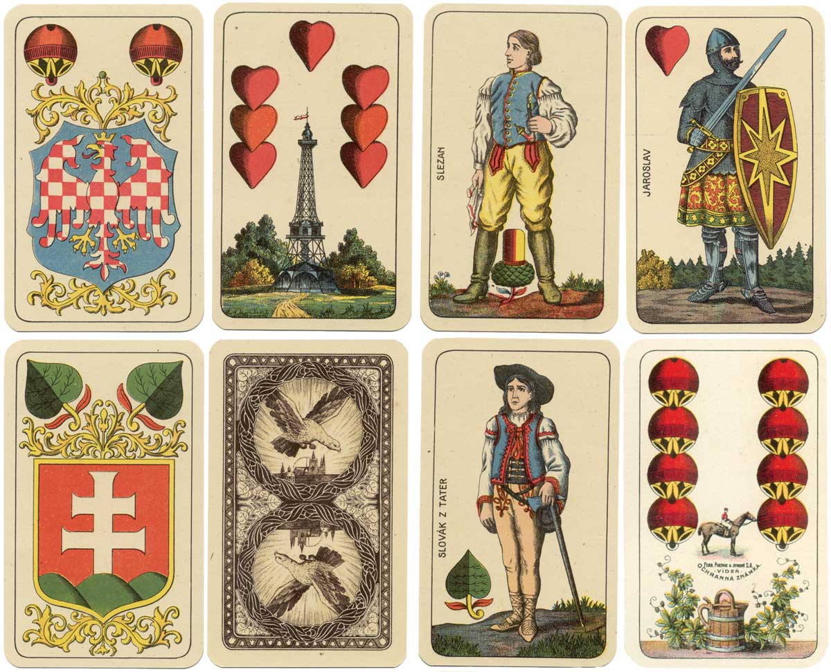 Czech Hussite Deck, printed in Prague by Ferd. Piatnik & Synové S.A., c.1927