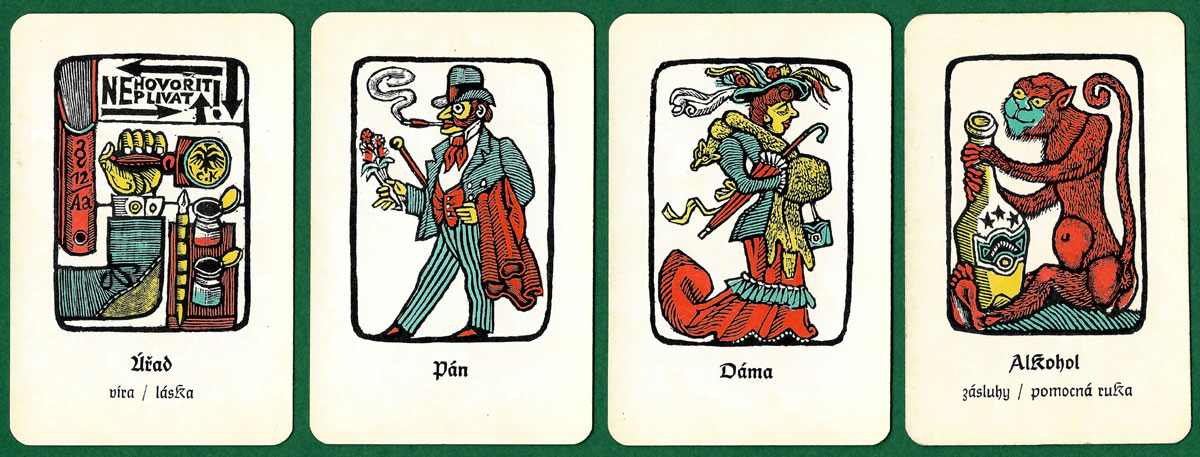 Zdeněk Mézl's Fortune Telling cards published by Mladá Fronta in 1967