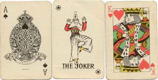 No.240 'Casino' playing cards manufactured by Obchodní Tiskárny, 1955