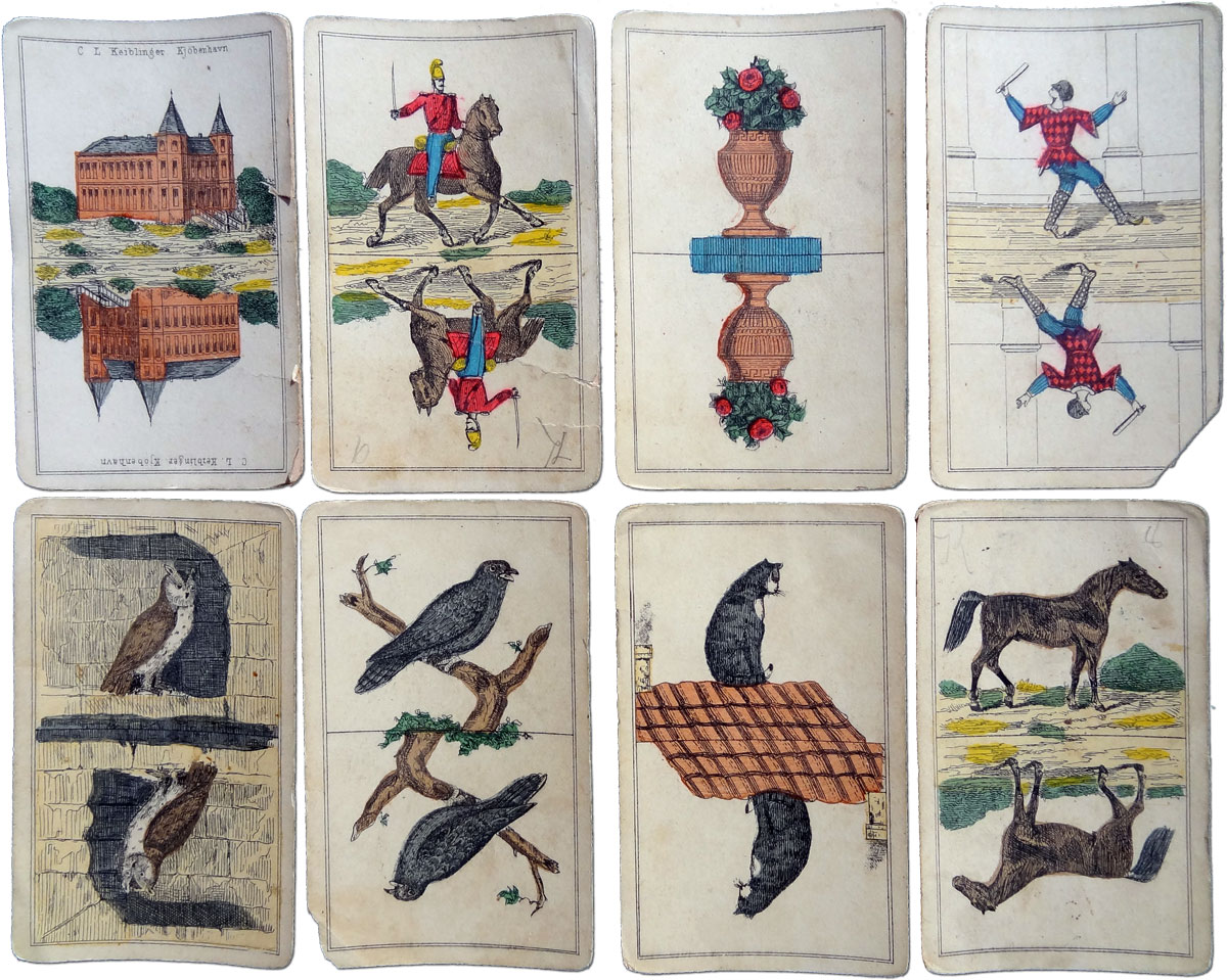 early 'Gnav' game made by C.L.Keiblinger, Copenhagen c.1860 Gnav game made by C.L.Keiblinger, Copenhagen c.1860