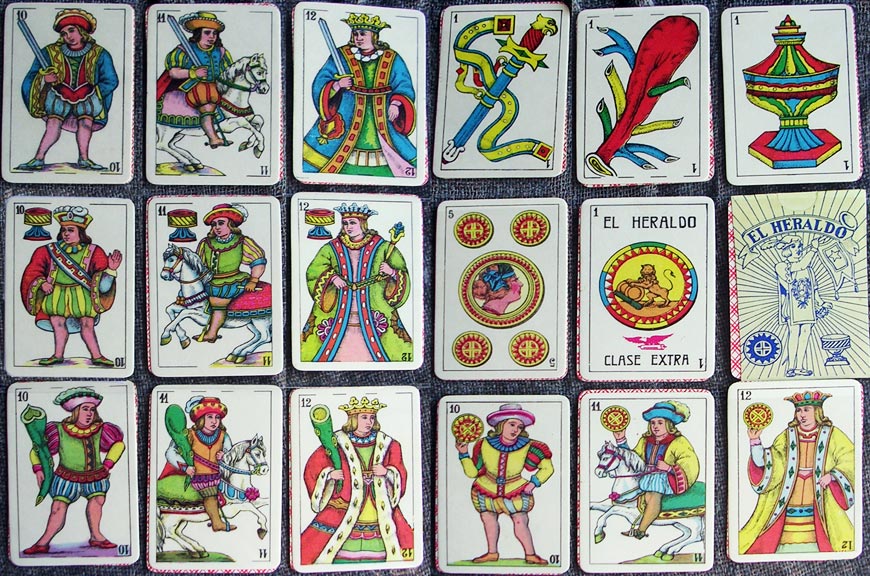 “El Heraldo” playing cards made in Ecuador since the 1930s