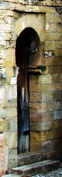 Islamic doorway with horseshoe arch Islamic doorway with horseshoe arch