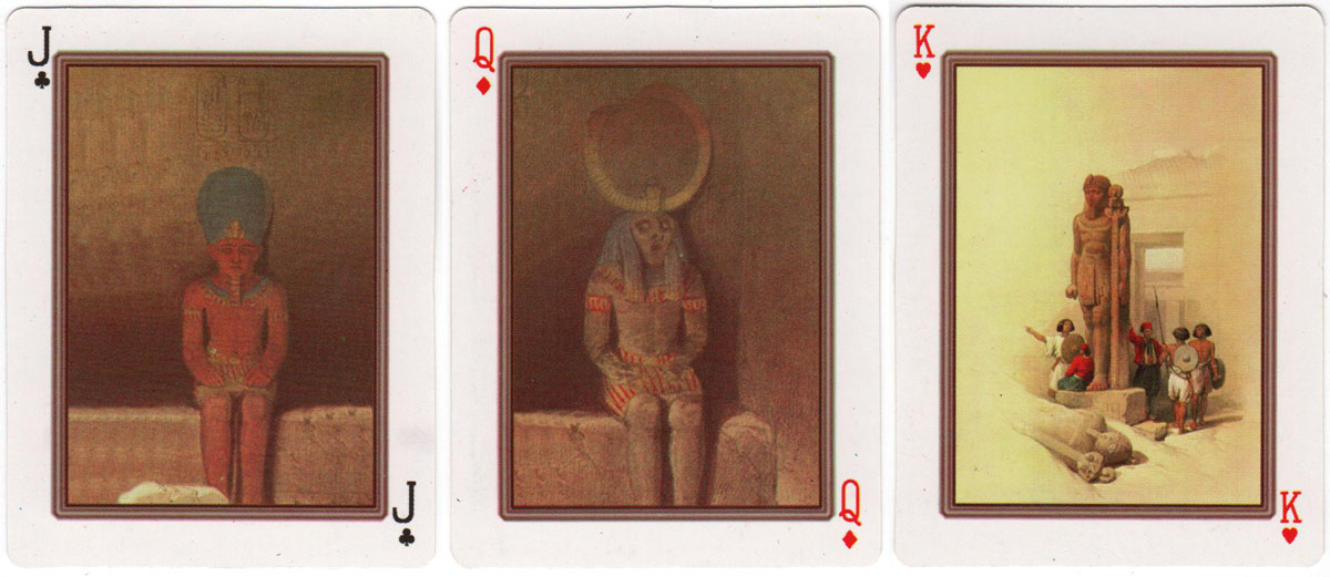 “David Robert” playing cards with artwork after Robert's Sketches in Egypt and Nubia “David Robert” playing cards with artwork after Roberts' Sketches in Egypt and Nubia