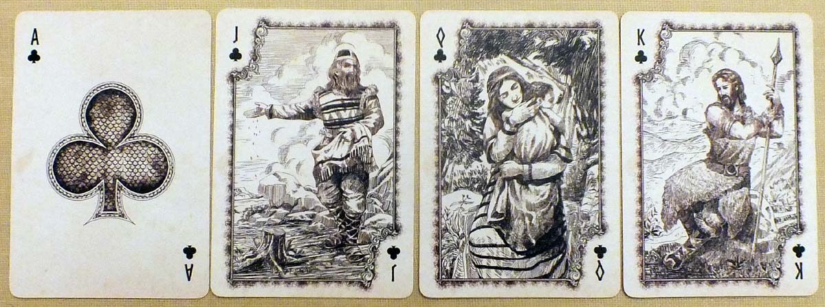 Kalevala playing cards deck by Sunish Chabba, 2018