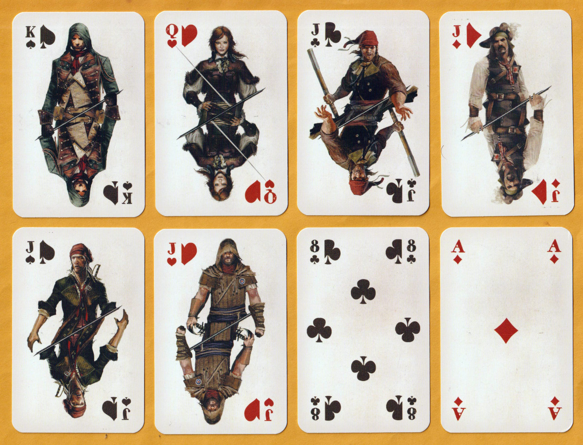 Assassin’s Creed Unity playing cards published by Ubisoft, 2014