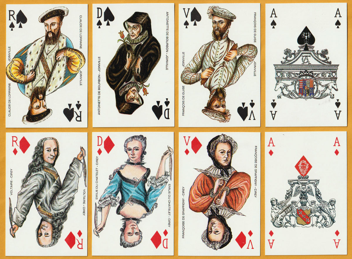 Jeux de Cartes de la Haute-Marne, Imp. Gamonet, Chaumont, France, 1990