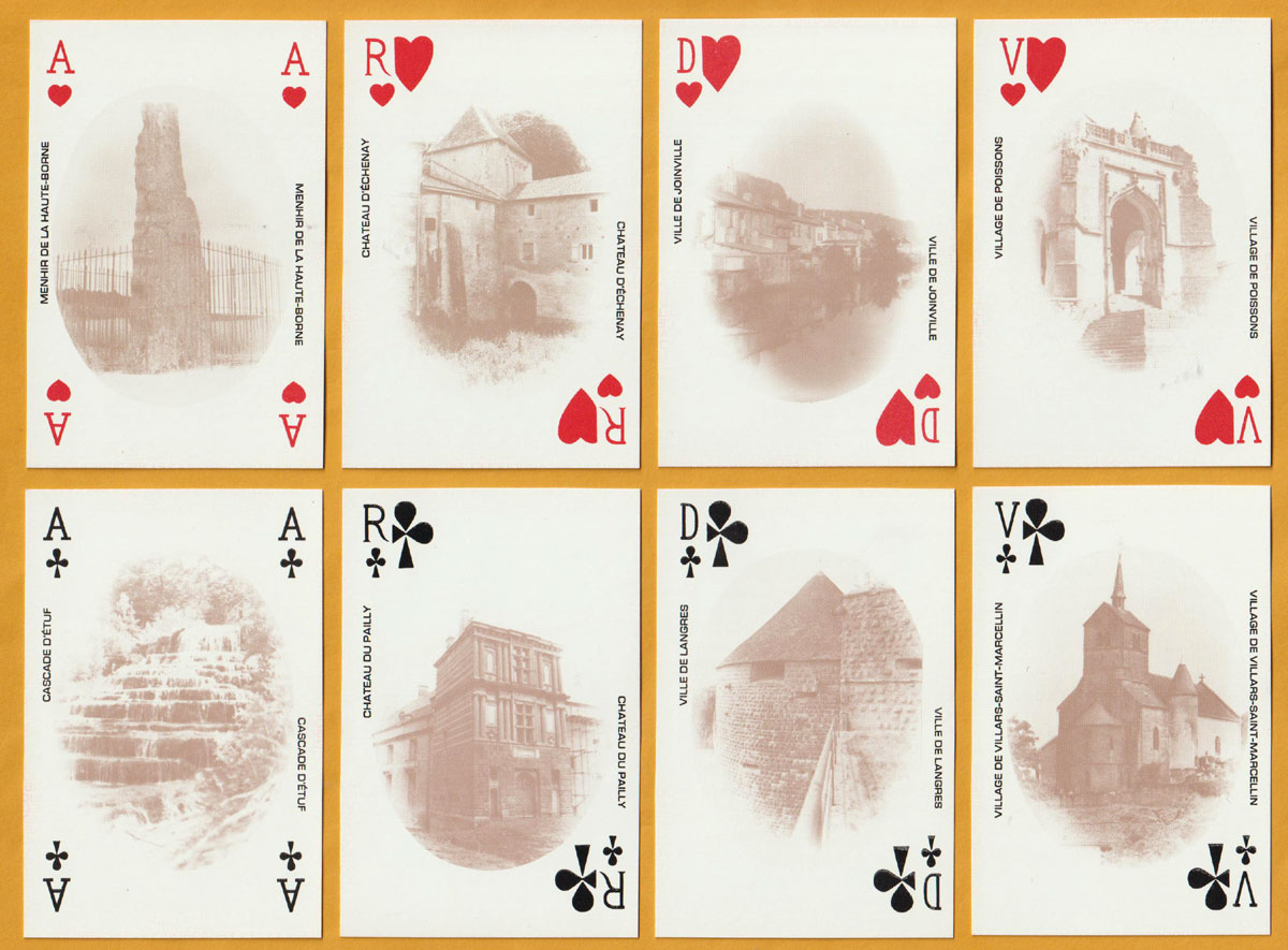 Jeux de Cartes de la Haute-Marne, Imp. Gamonet, Chaumont, France, 1990