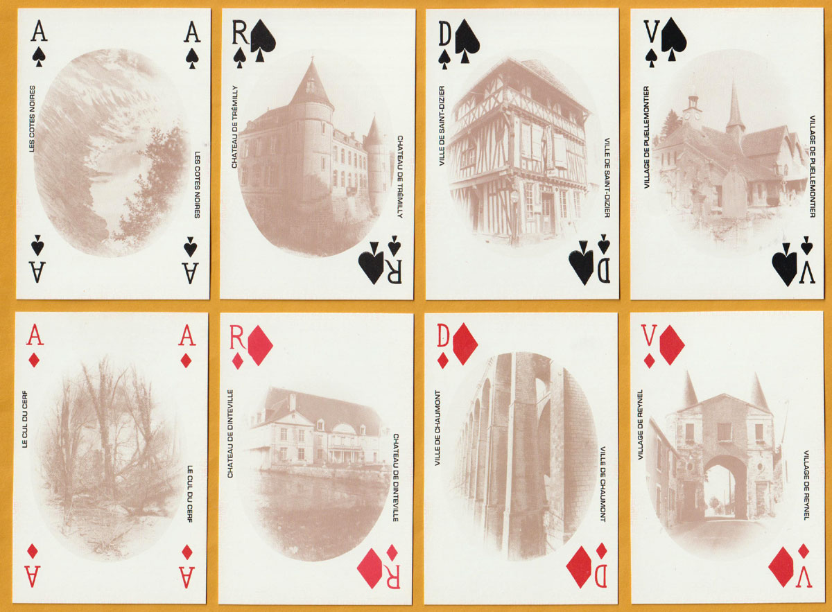 Jeux de Cartes de la Haute-Marne, Imp. Gamonet, Chaumont, France, 1990