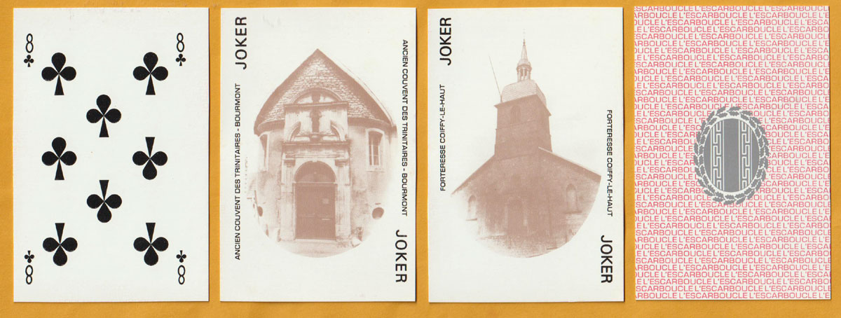 Jeux de Cartes de la Haute-Marne, Imp. Gamonet, Chaumont, France, 1990