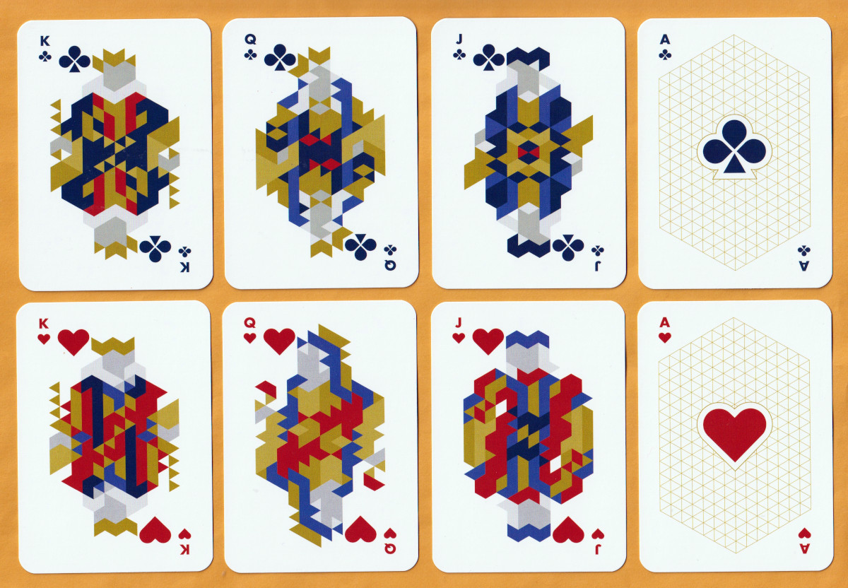 Modern French playing cards published by Papier Tigre, Paris, France, 2022