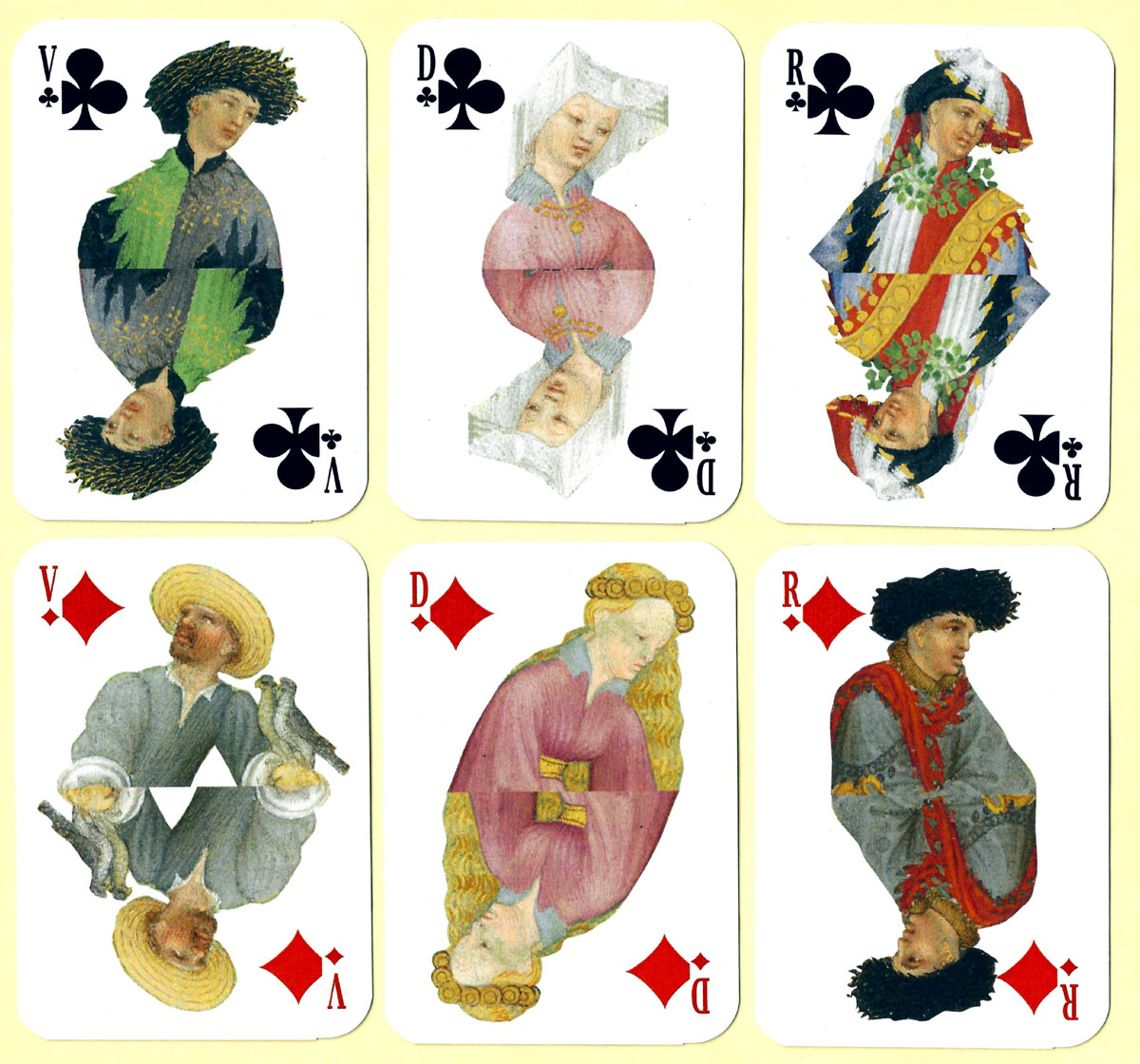 Très Riches Heures du Duc de Berry playing cards published by MSM Editions in 2025