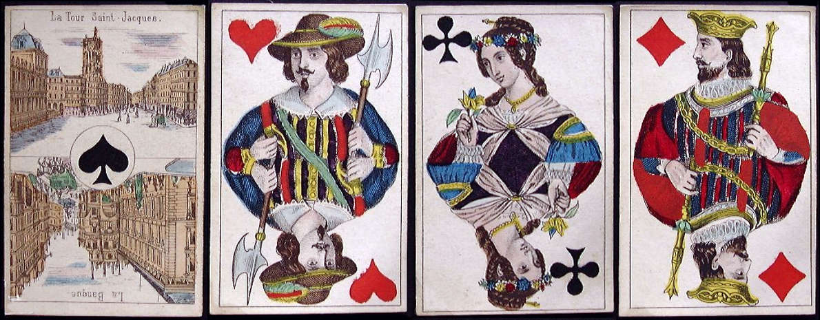 Cards by Alphonse Arnoult, c.1860