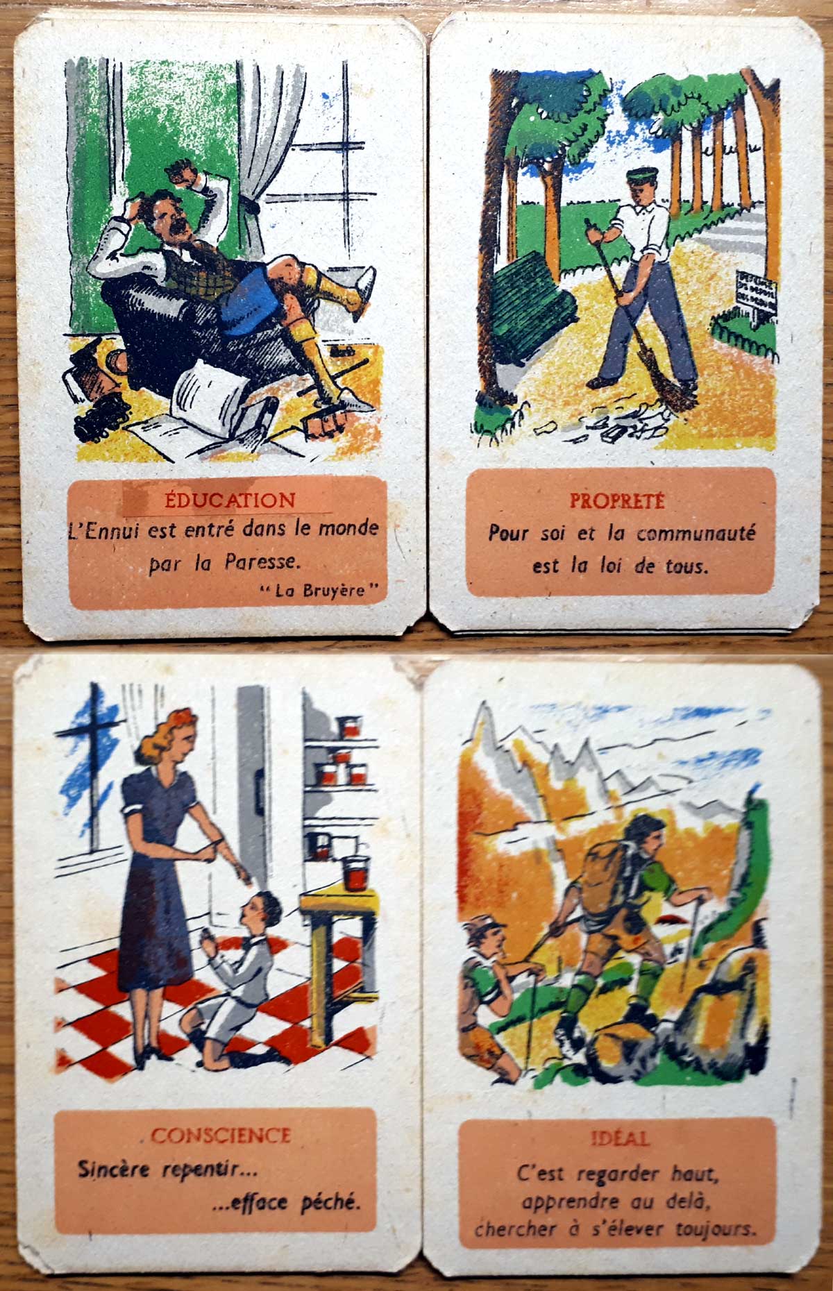 “Atouts de la Vie” created by Madame Lucien Willemetz, c.1940 Atouts de la Vie created by Madame Lucien Willemetz, c.1940