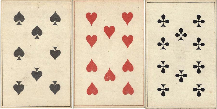 Parisian Actors and Opera Singers deck printed by Avril et Cie, Paris, c.1865