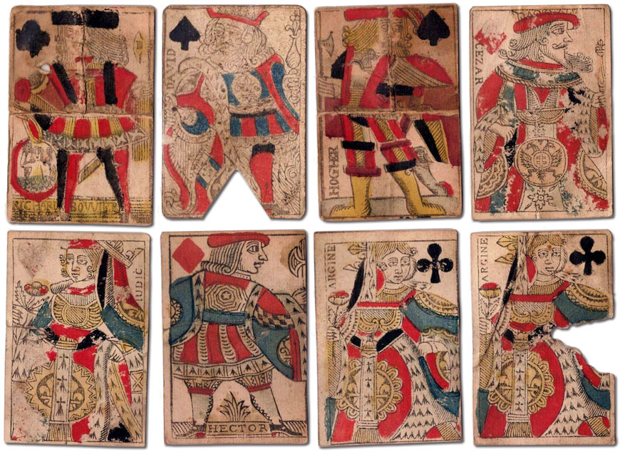 Seventeenth century French playing-cards, Richard Bouvier Seventeenth century French playing-cards, Richard Bouvier