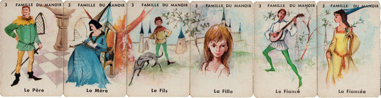 “Jeu des 7 familles 7 époques” published by Catel et Farcy, France, 1962