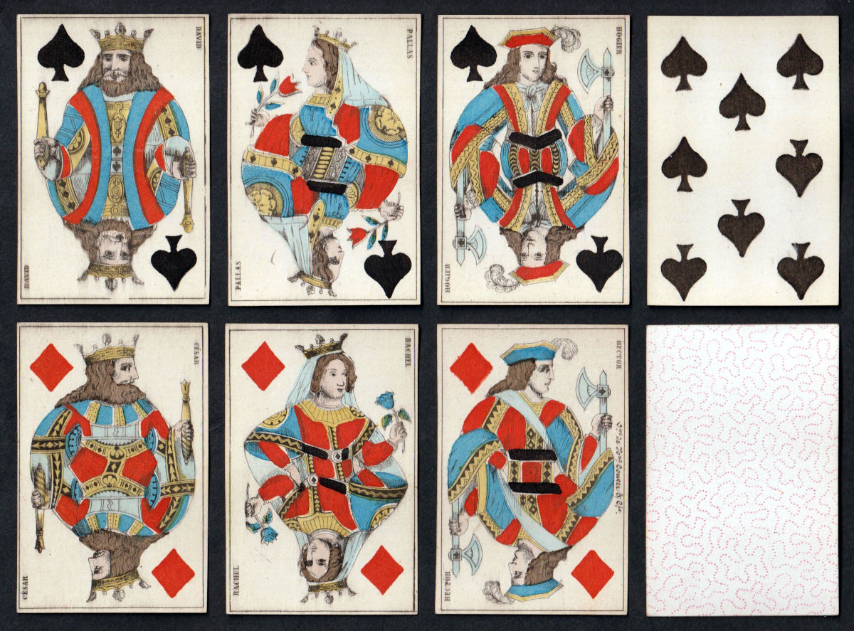 French pattern produced by the widow of Nicolas Conver, Marseille,c.1850