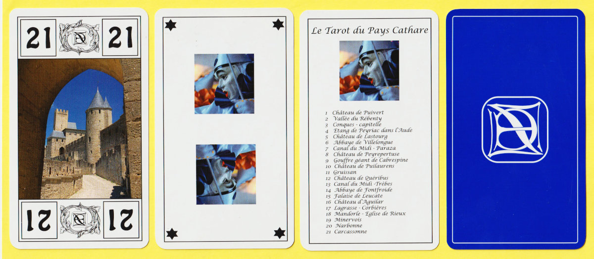 Le Tarot du Pays Cathare published by Editions Delasko, Paris, France, c2010