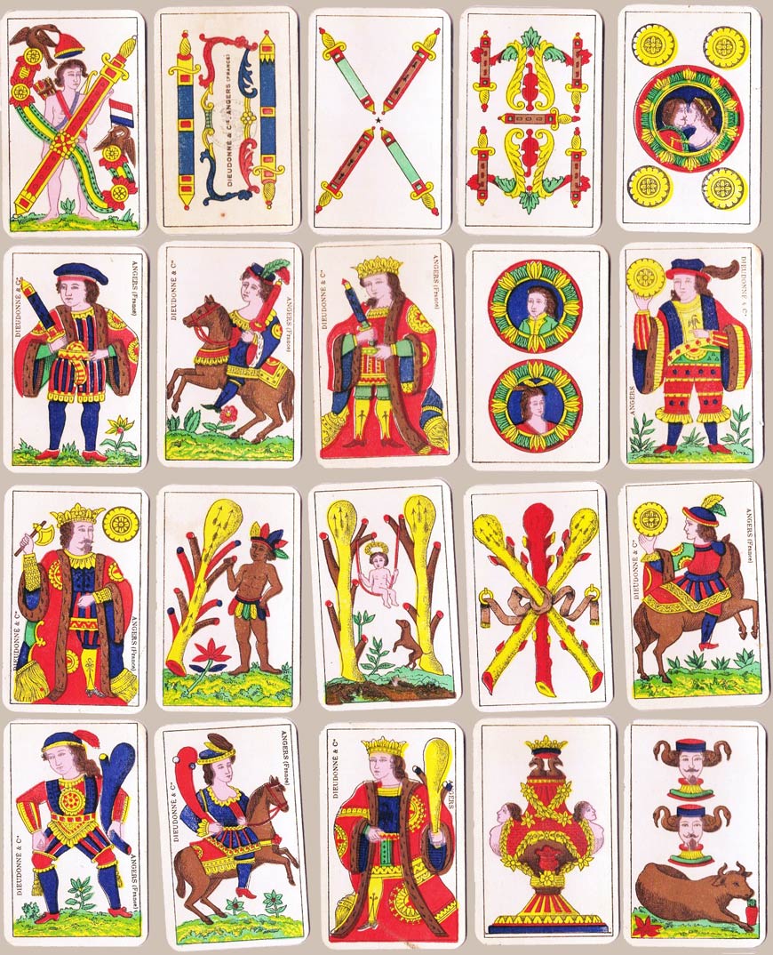 Aluette playing cards by Dieudonné & Cie