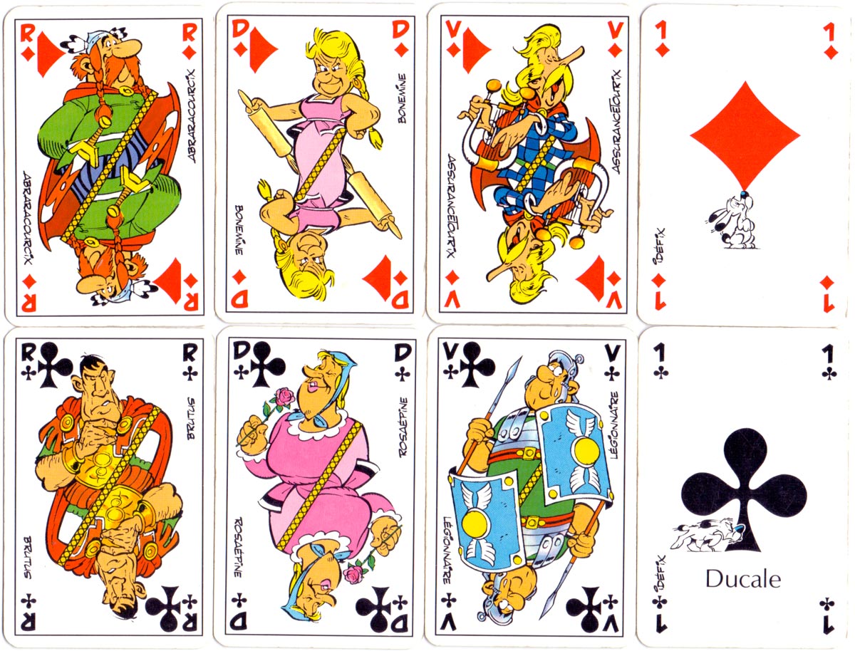 Astérix Cartes à Jouer published by Ducale, 1987. © Ed.Albert René / Goscinny-Uderzo Astérix Cartes à Jouer published by Ducale, 1987. © Ed.Albert René / Goscinny-Uderzo