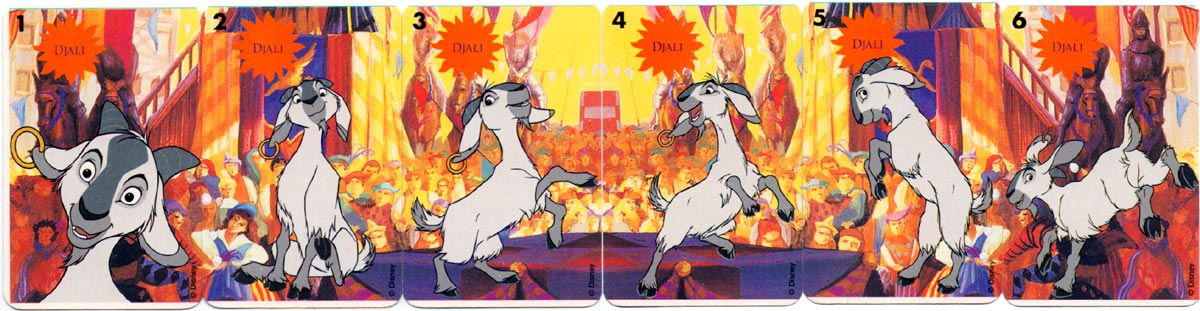 “Le Bossu de Notre-Dame” card game published by Ducale (France Cartes), c.1998 ©Disney