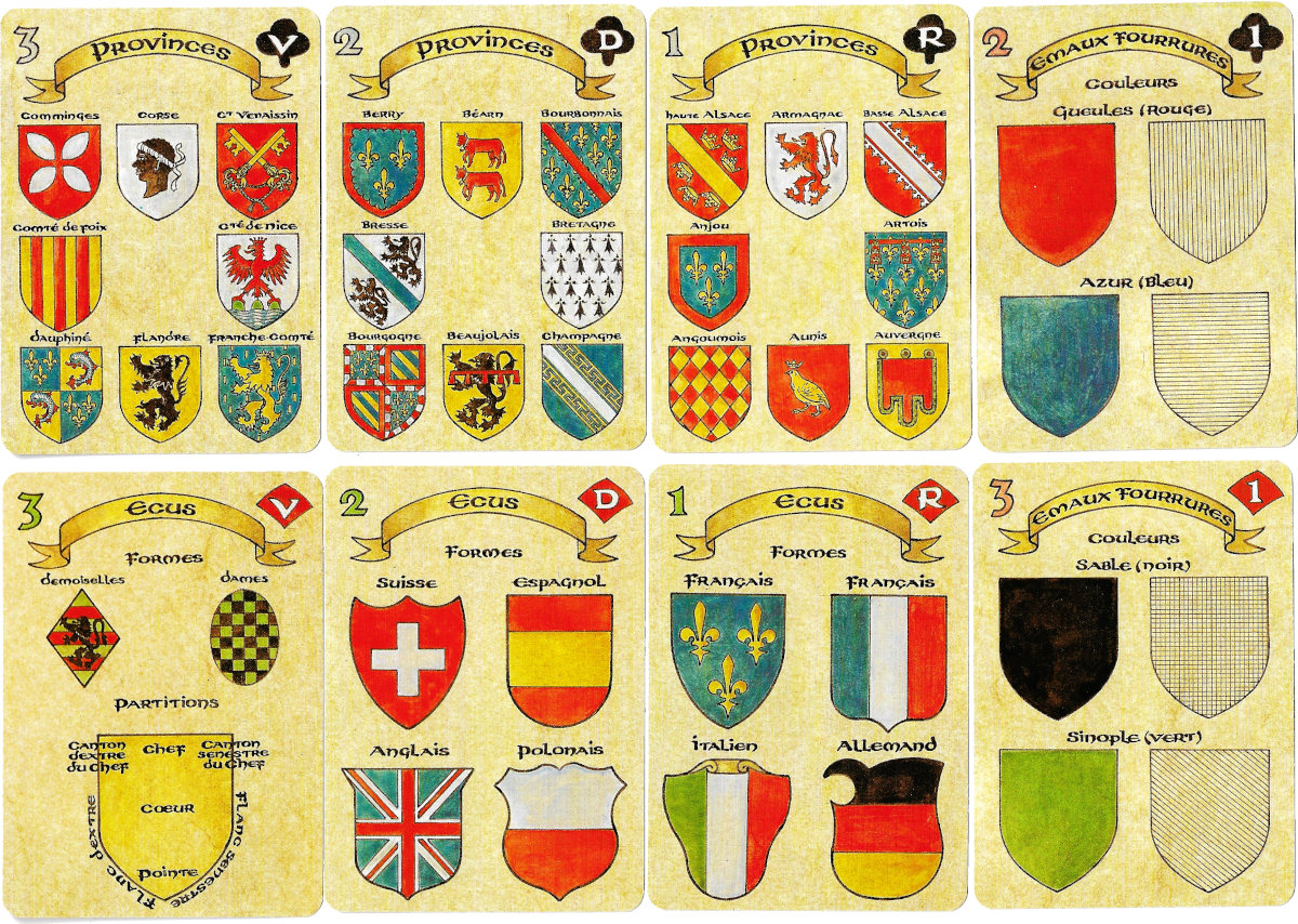Jeu des Blasons published by Éditions J.C. Dusserre, Paris, 1994