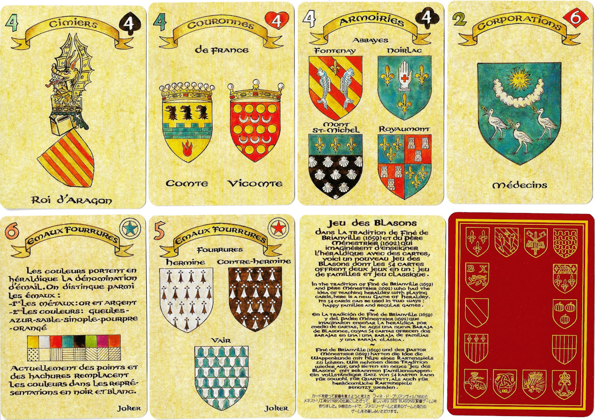 Jeu des Blasons published by Éditions J.C. Dusserre, Paris, 1994