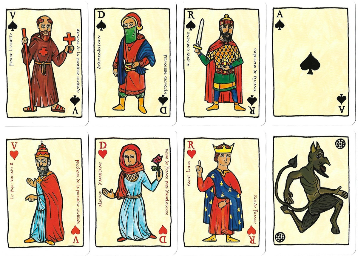 Le jeu de cartes des Croisades © Frances Cartes / Grimaud, 1996