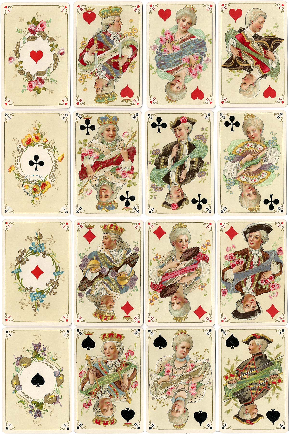 Jeu Louis XV, published by B.P. Grimaud, Paris, c.1895