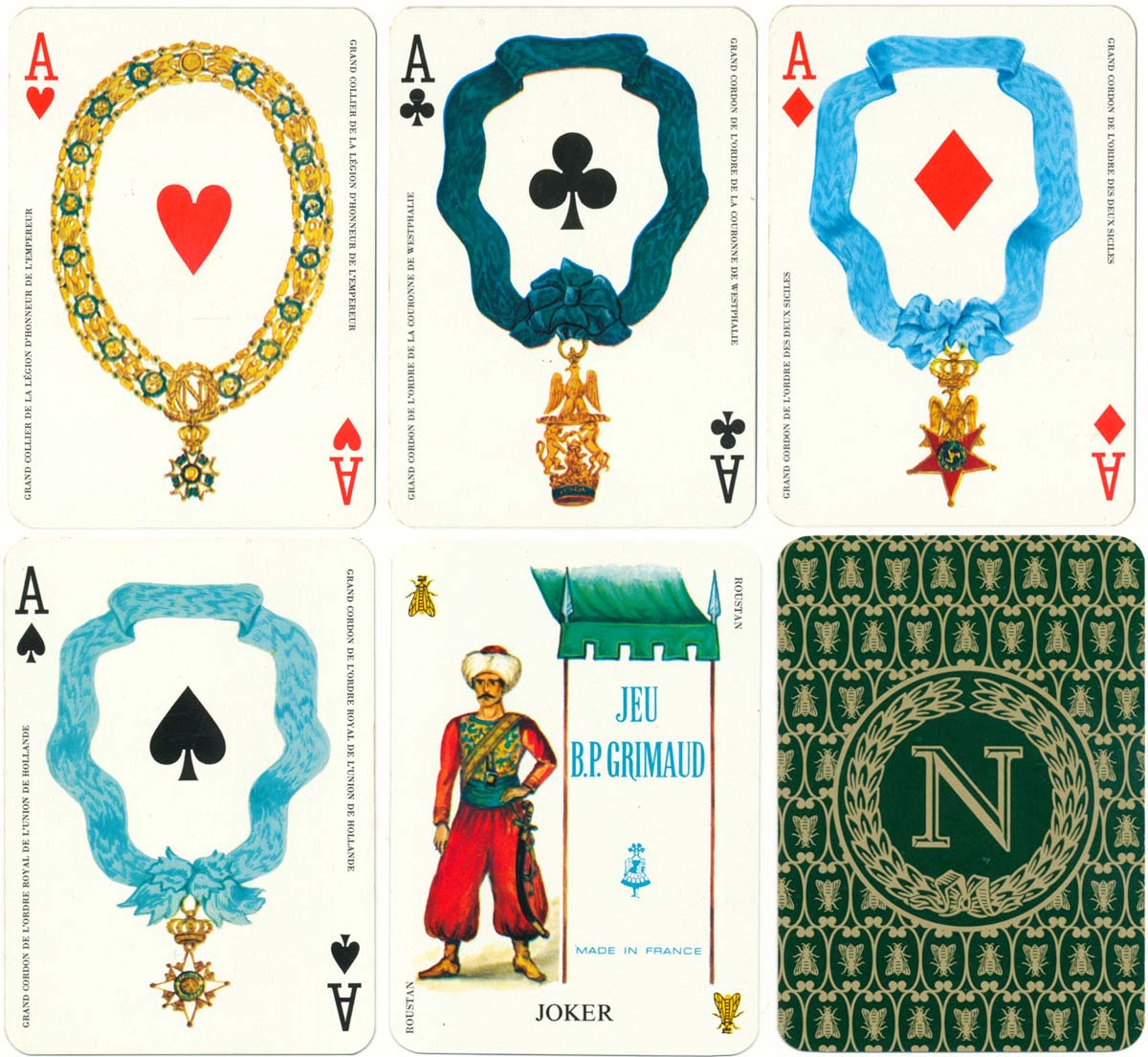 A dual-deck created by Matéja celebrating the bicentenary of the birth of Napoleon (1769-1969)