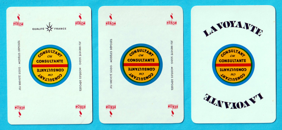 Cartes Oracle cartomantic pack by Boéchat Frères (later Héron S.A.), Mérignac, France, c.1960 onwards