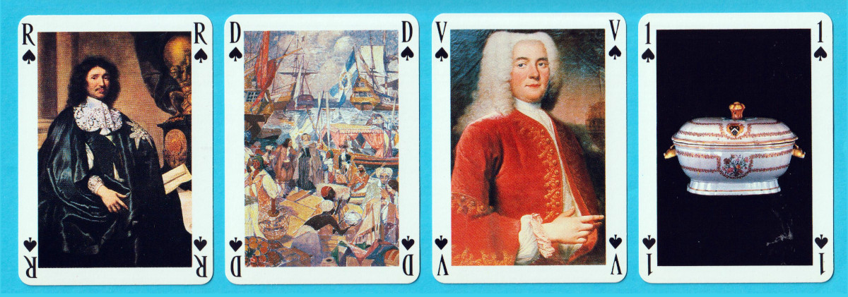 Jeu du Musée de la Compagnie des Indes printed by Héron for Ed. Le Diouris, Vannes, France. Published by the Musée de la Compagnie des Indes, Port-Louis, France, c1988