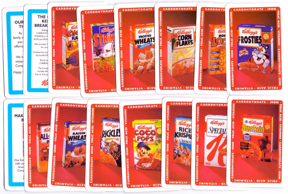 Kellogg’s Complete Breakfast card game, ©1997