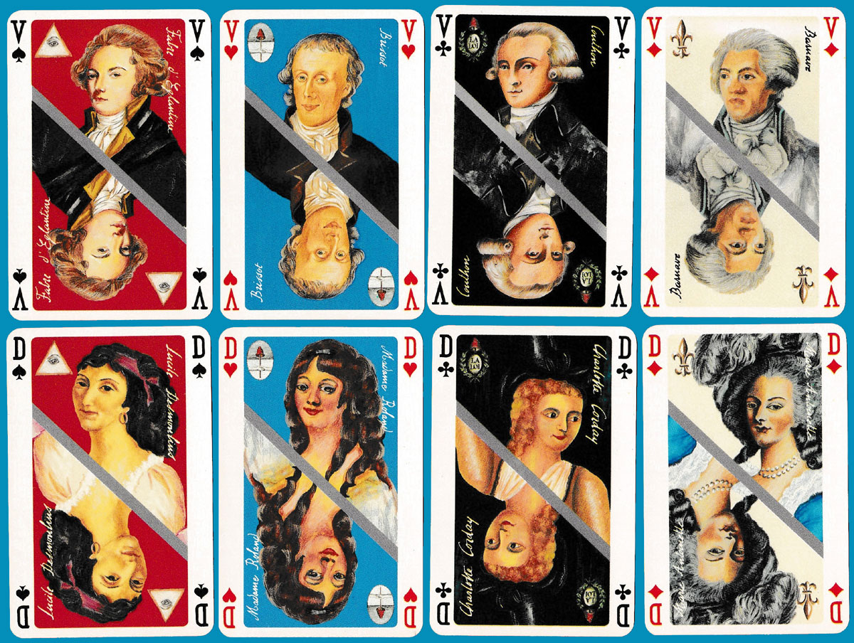 ‘Révolution 1789-1989’ playing cards produced by Héron in 1989