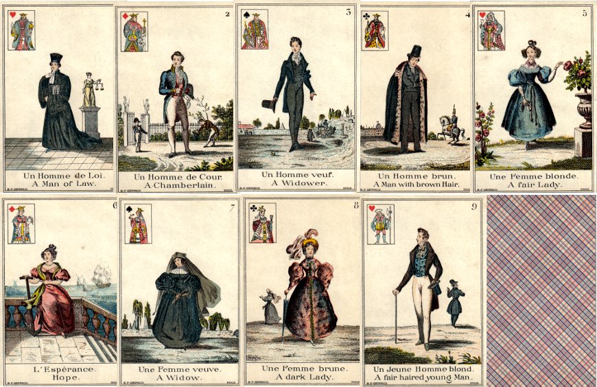 Livre du Destin or Book of Fate, printed by B.P.Grimaud, c.1900 Livre du Destin or Book of Fate, printed by B.P.Grimaud, c.1900