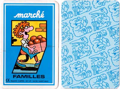 “Marché 7 Familles” Happy Families published by France Cartes