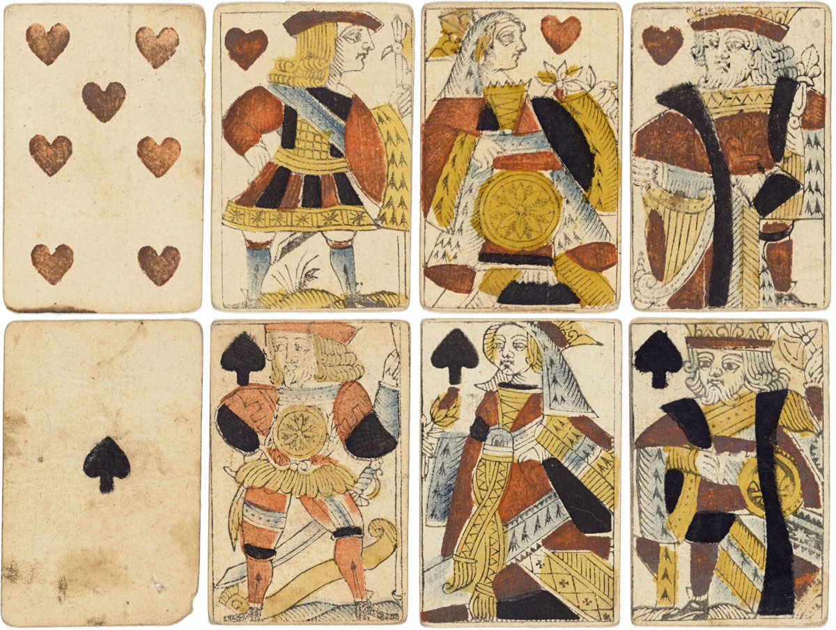 Cards by Lamarque (Toulouse) in the “portrait du Languedoc” 1702-1720.  Source gallica.bnf.fr / BnF