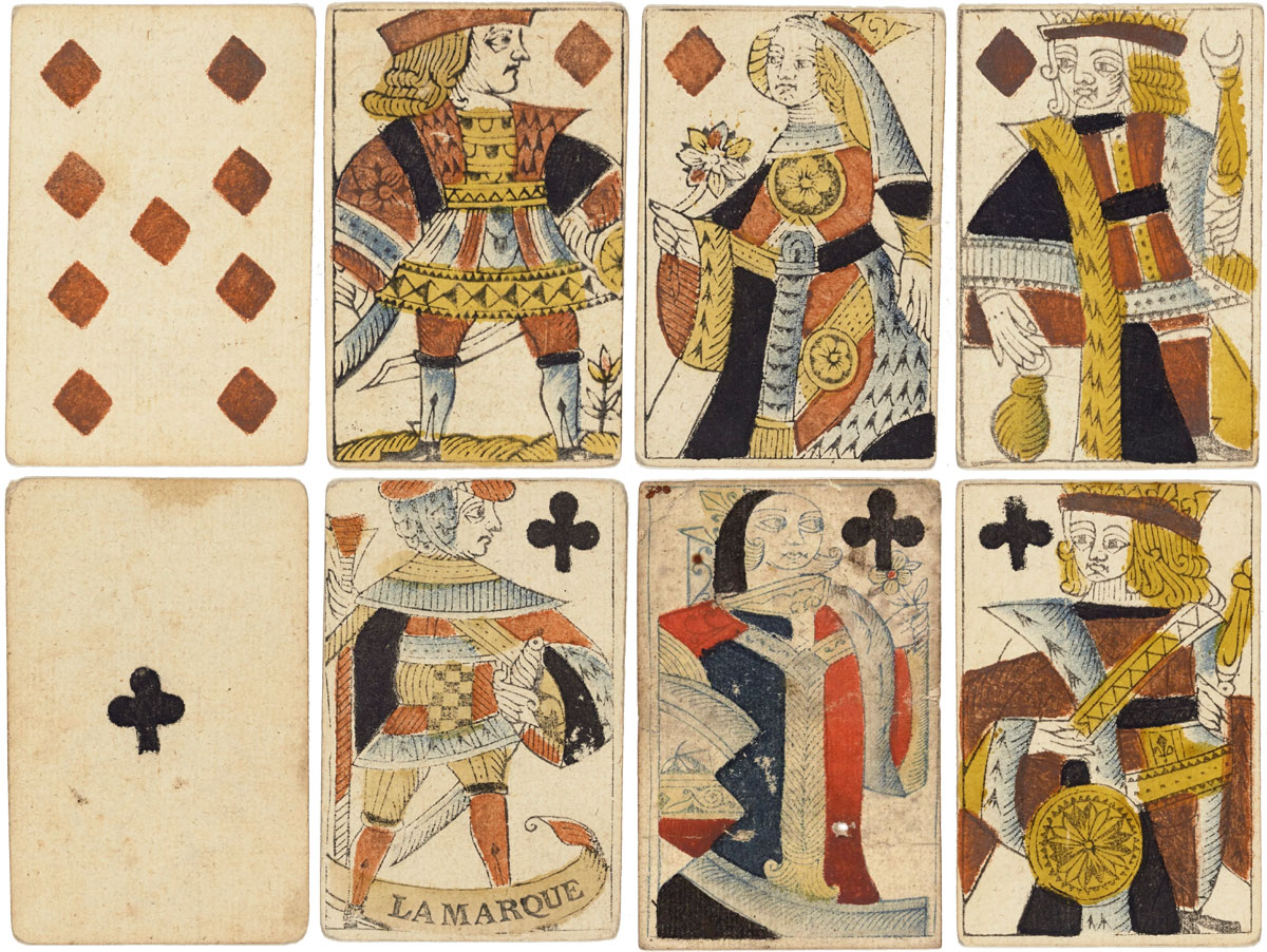 Cards by Lamarque (Toulouse) in the “portrait du Languedoc” 1702-1720.  Source gallica.bnf.fr / BnF