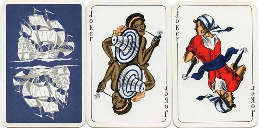 “Corsaires et Flibustiers” playing cards published by Éditions Philibert, Paris, 1958