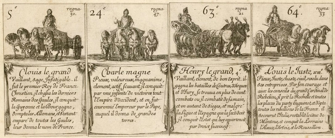 Cartes des Rois de France, Stefano della Bella (1610-1664), Bibliothèque Nationale de France Cartes des Rois de France, Stefano della Bella (1610-1664), Bibliothèque Nationale de France