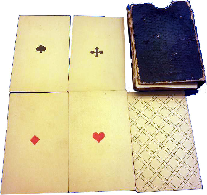 Translucent Playing Cards, 19th century French Translucent Playing Cards, 19th century French