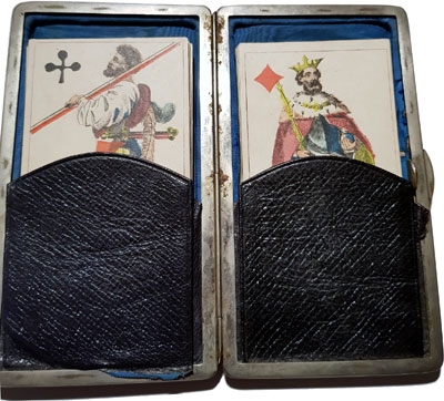 Amorous Translucent Playing Cards, French, c.1850