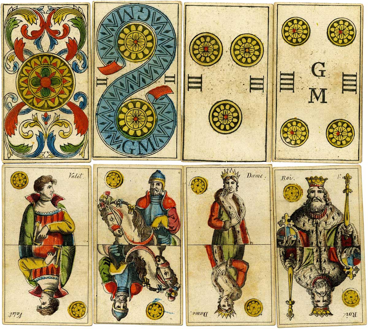 Natural History Tarot published by G M, Germany, early 19th C. © The Trustees of the British Museum