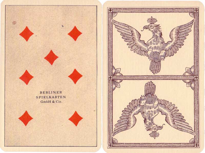 facsimile of “Antike Götter” playing cards first published by C. A. Müller, Berlin, 1830