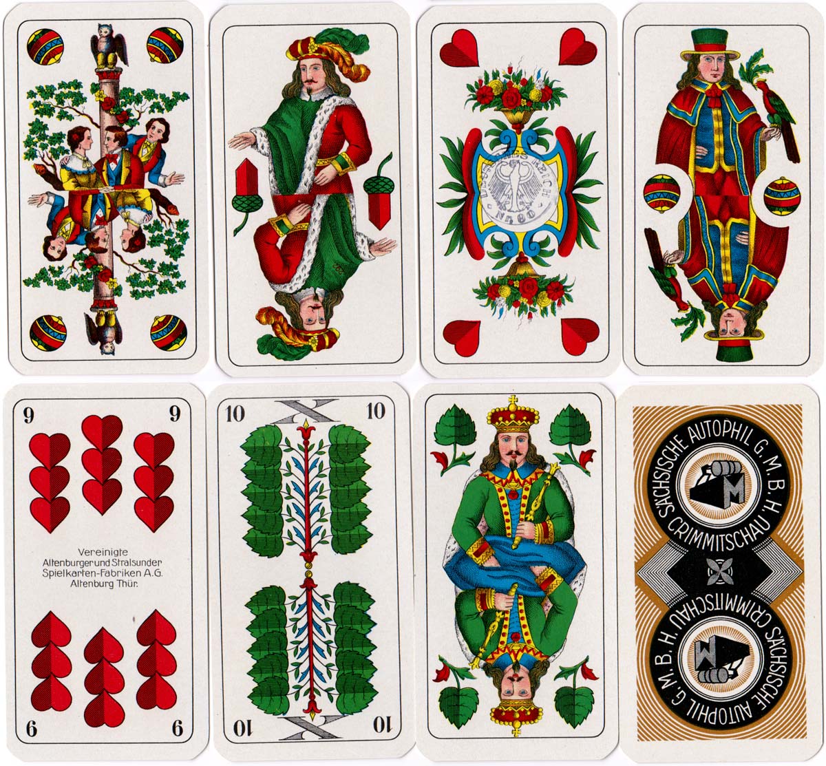 The German Saxon Pattern or Schwerdter Karte The German Saxon Pattern or Schwerdter Karte