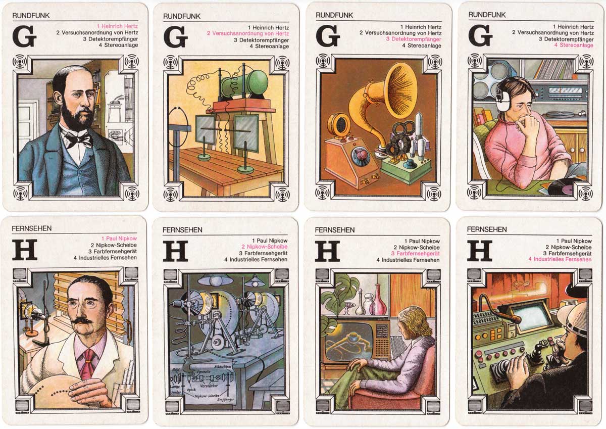 ‘Significant Inventions in Everyday Life’ quartet published by Verlag für Lehrmittel, Pössneck, 1979