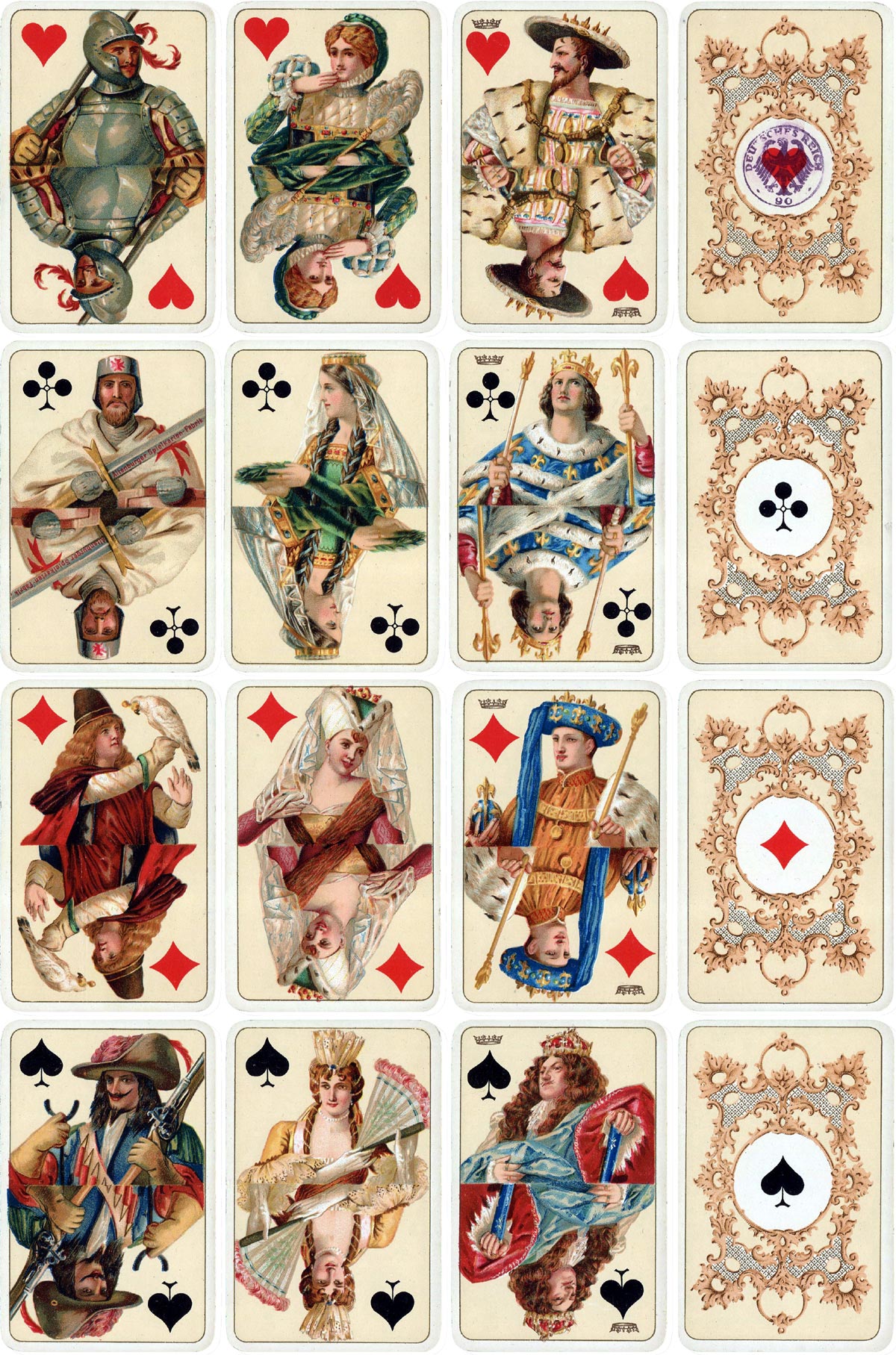 Original “Kaiserkarte” by Schneider & Co, 1895-1897